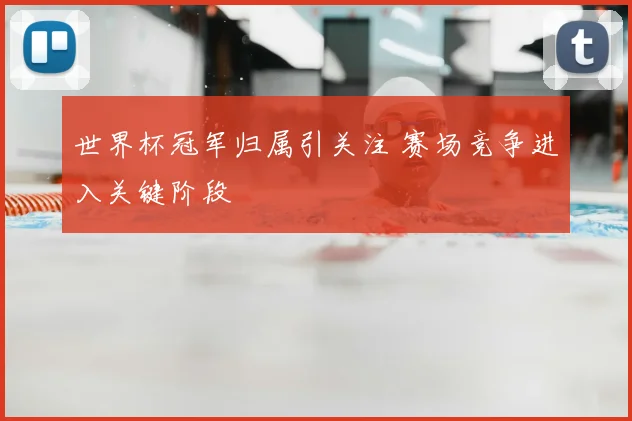 世界杯冠军归属引关注 赛场竞争进入关键阶段